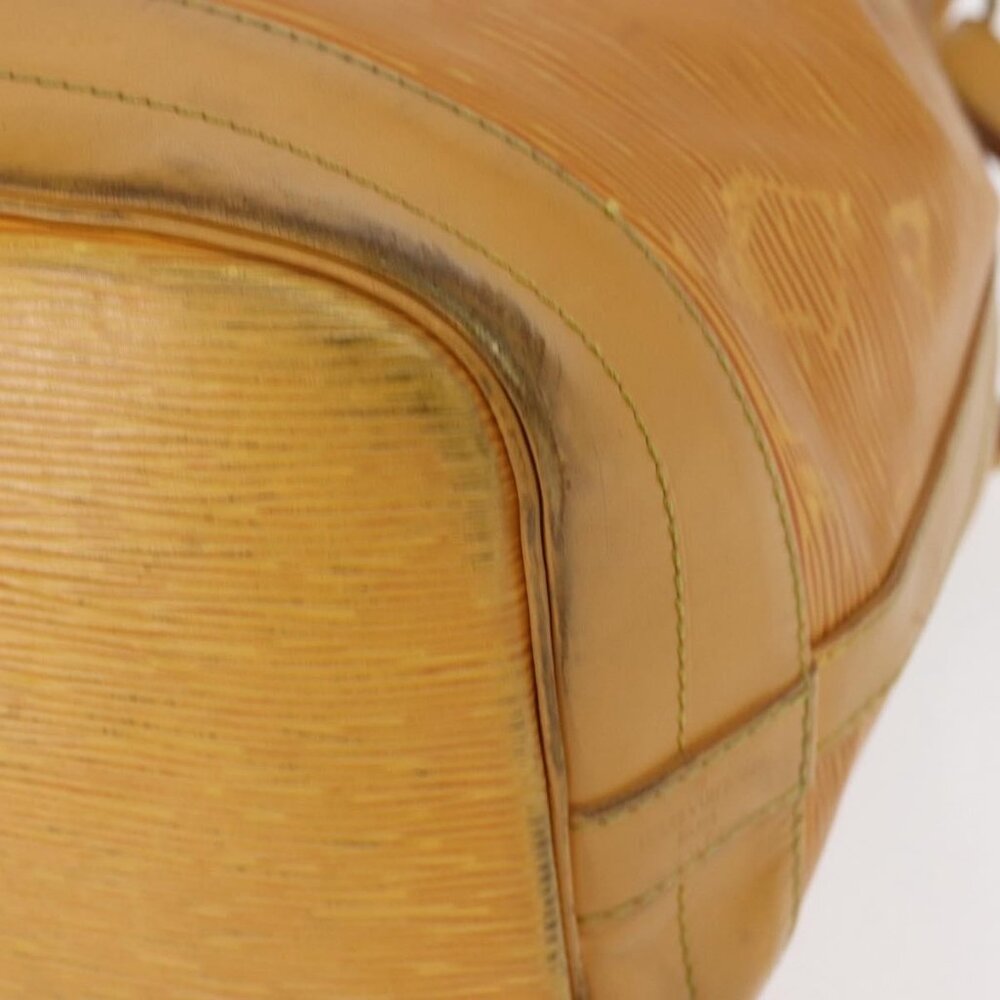 Authentic LOUIS VUITTON Epi Noe Shoulder Bag Tassili Yellow M44009 LV - Picture 8 of 16